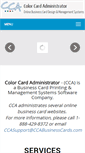 Mobile Screenshot of colorcardadministrator.com